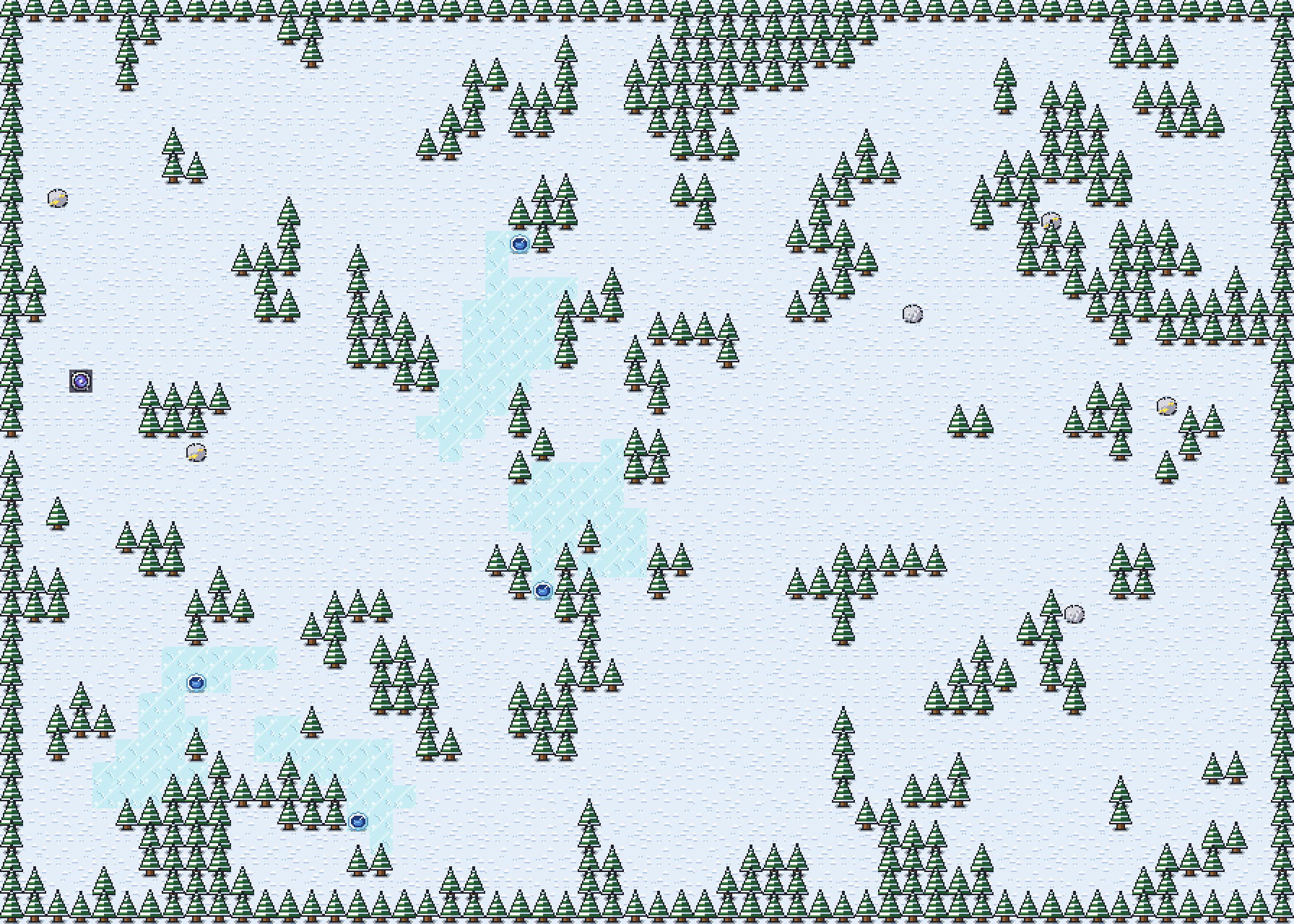 Map of Frostreach Wastes