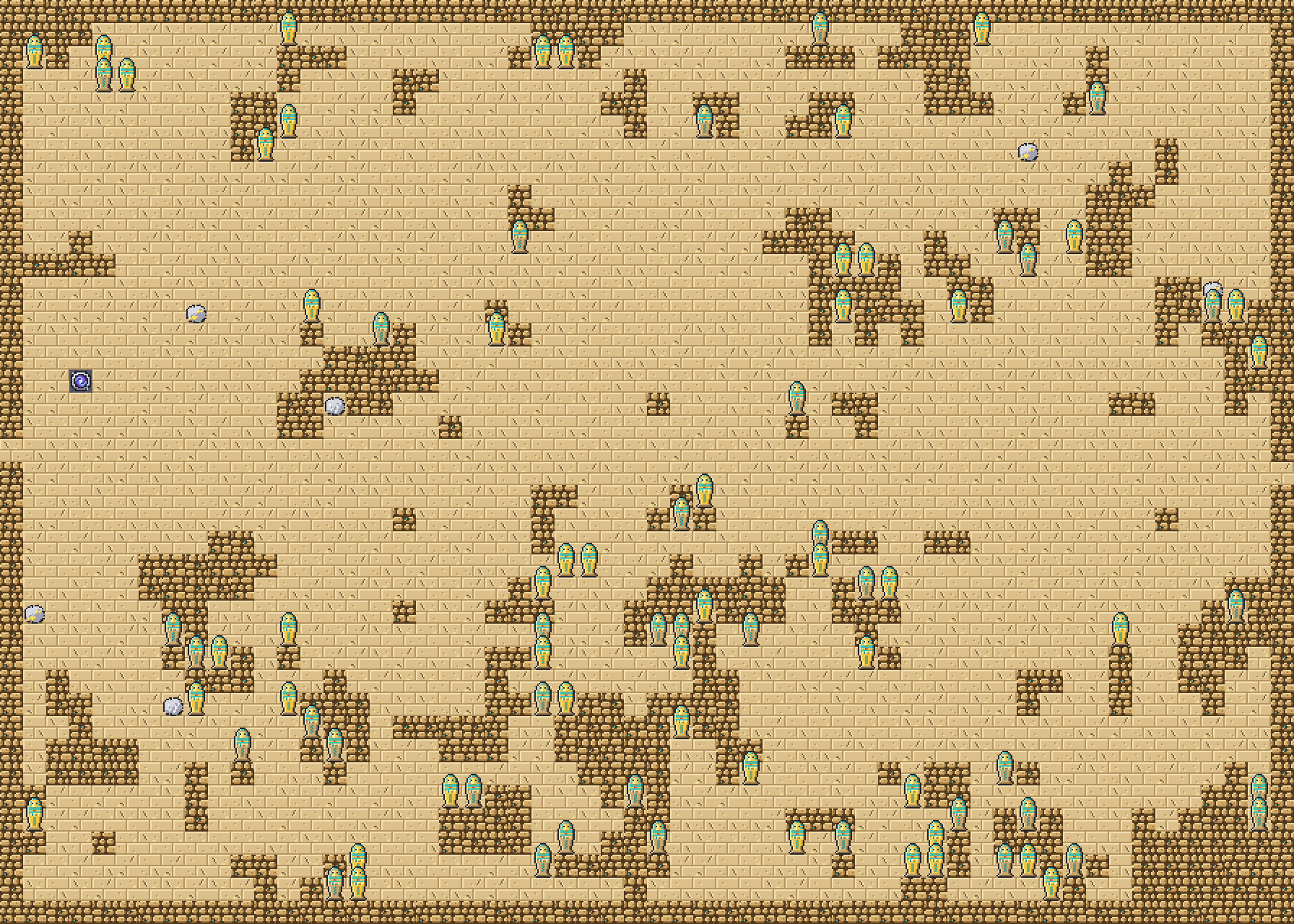 Map of Tomb of the Sand Kings