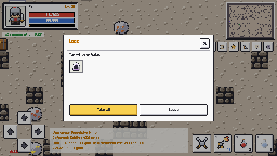 Loot window